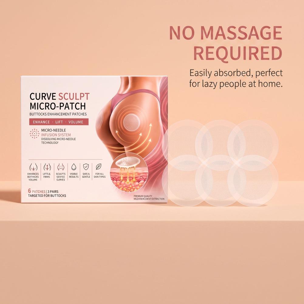 Skincare Collagen - Buttock Microneedle Patches Moisturizing Plumping Collagen