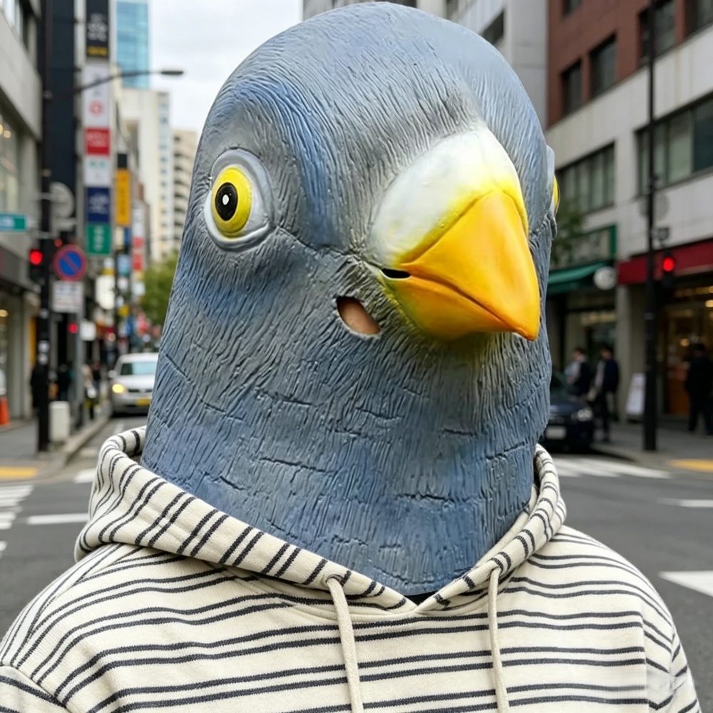 Pigeon Mask Costume Novelty Ha - Skincare Pigeon ulasan dan harga