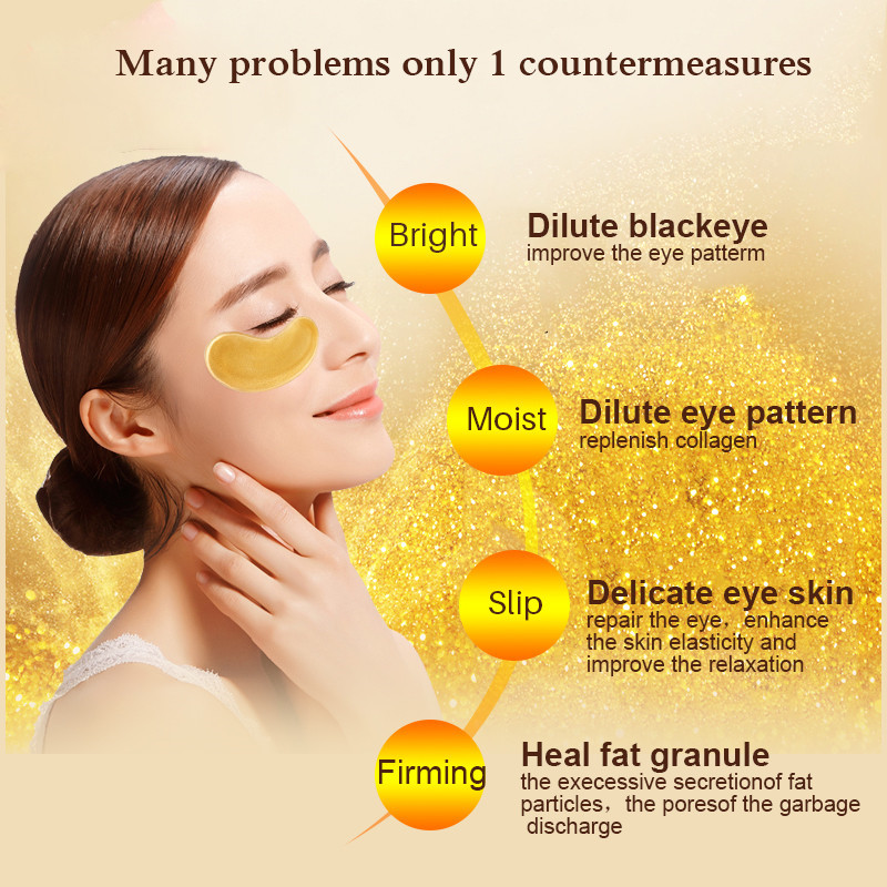 10/20pcs Golden Crystal Collag - Skincare Viral Tiktok ulasan dan harga