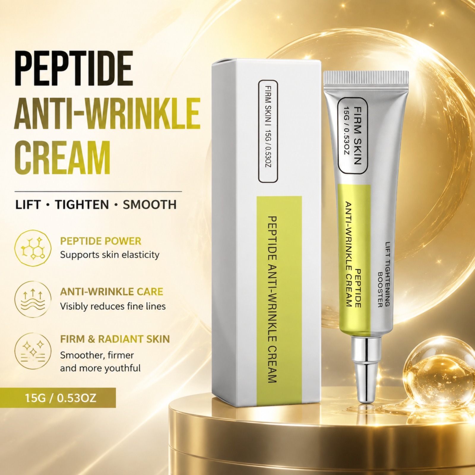 Peptide Retinol Face Cream Fir - Skincare Skintific ulasan dan harga