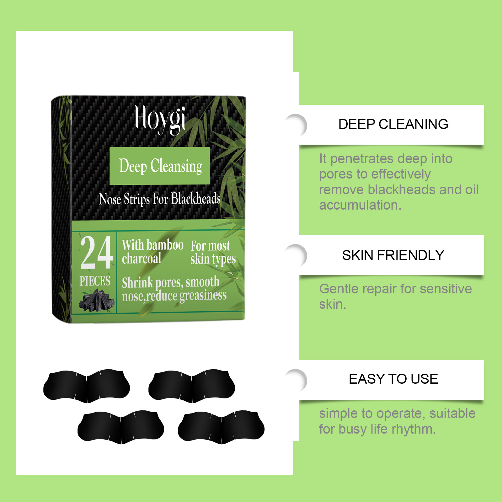 Bamboo Charcoal Nose Strips fo - Skincare Collagen ulasan dan harga