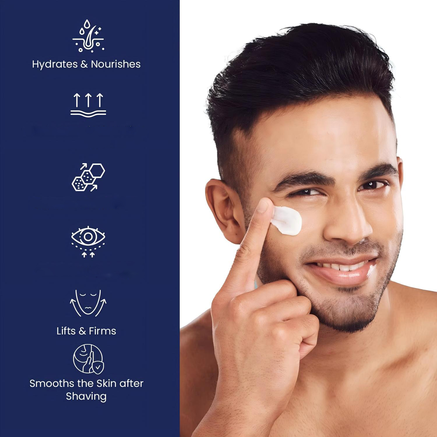 50ml 6-in-1 Men Facial Cream D - Skincare Collagen ulasan dan harga