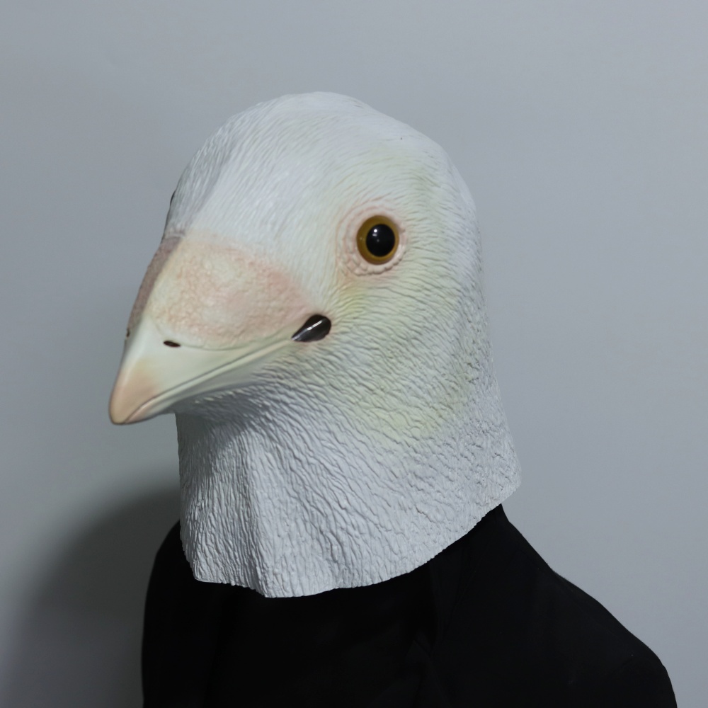 Realistic Seagull Mask Latex B - Skincare Pigeon ulasan dan harga